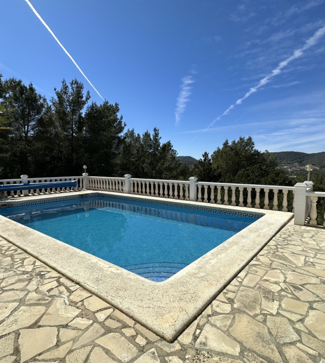 Resa estates Ibiza villa for sale renovation pool san jose pool .jpg